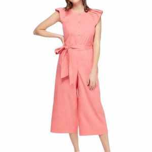 NWT | Gal Meets Glam Saffron Belted Jumpsuit